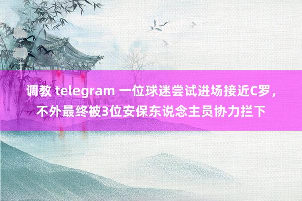调教 telegram 一位球迷尝试进场接近C罗，不外最终被3位安保东说念主员协力拦下