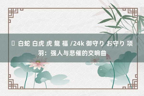 ✨白蛇 白虎 虎 龍 福 /24k 御守り お守り 项羽：强人与悲催的交响曲